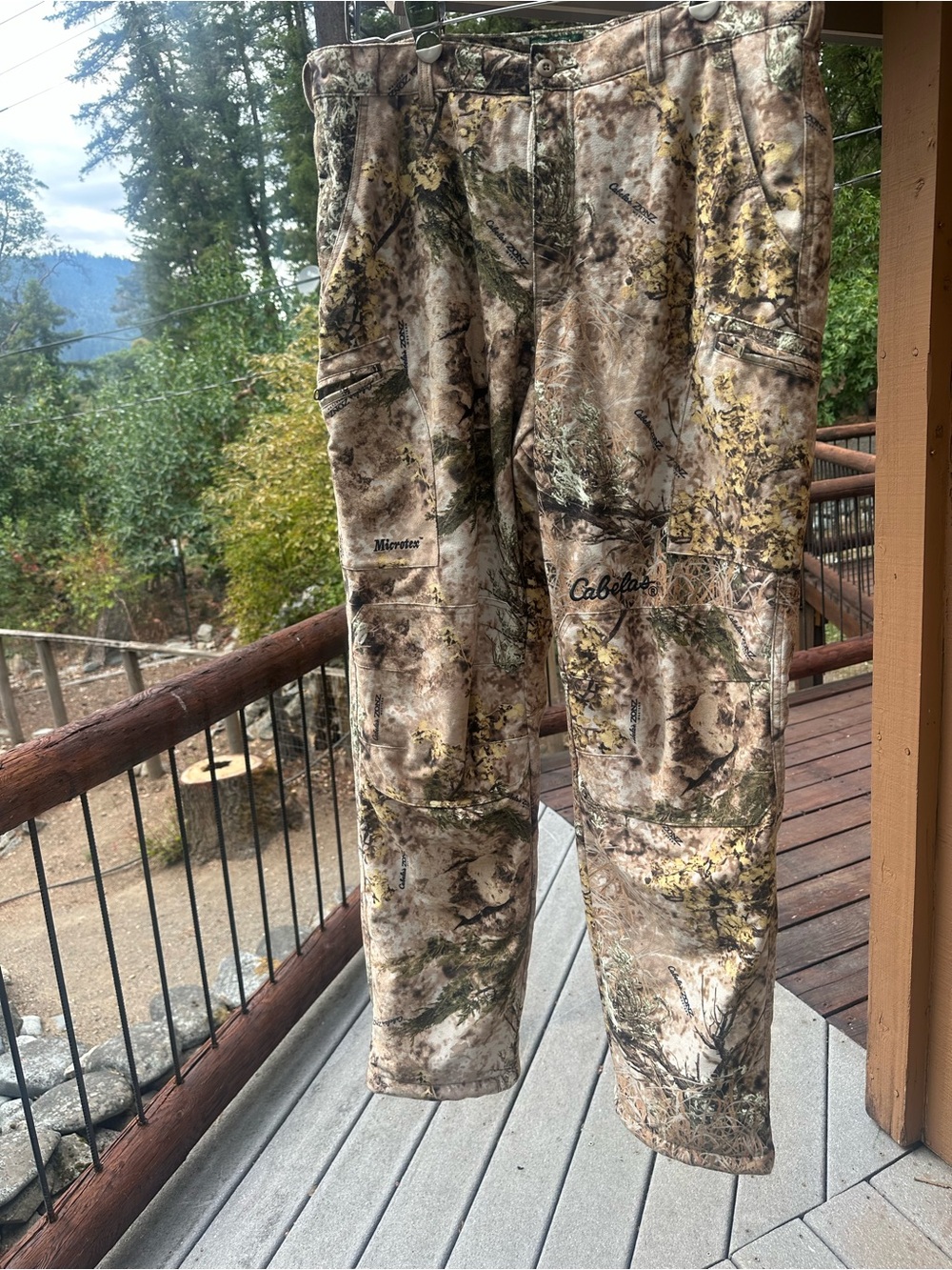 Cabela's Men's Camo Thinsulate Outdoor Hunting Pants - Brown, Green, Tan 36